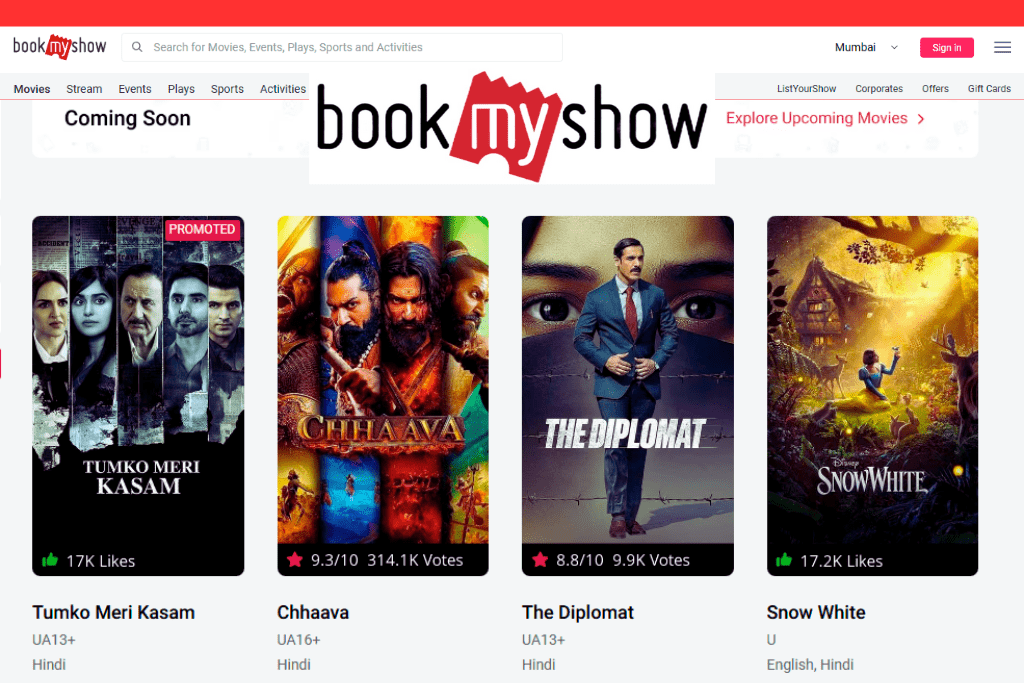 BookMyShow image